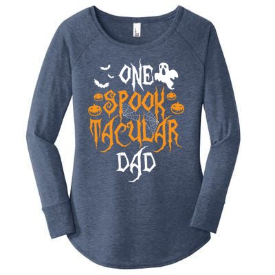 Spooktacular Dad Father Matching Family Halloween Gift Women's Perfect Tri Tunic Long Sleeve Shirt