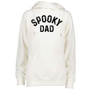 Spooky Dad Family Matching Halloween Father Daddy Costume Womens Funnel Neck Pullover Hood