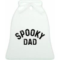 Spooky Dad Family Matching Halloween Father Daddy Costume Ceramic Bell Ornament