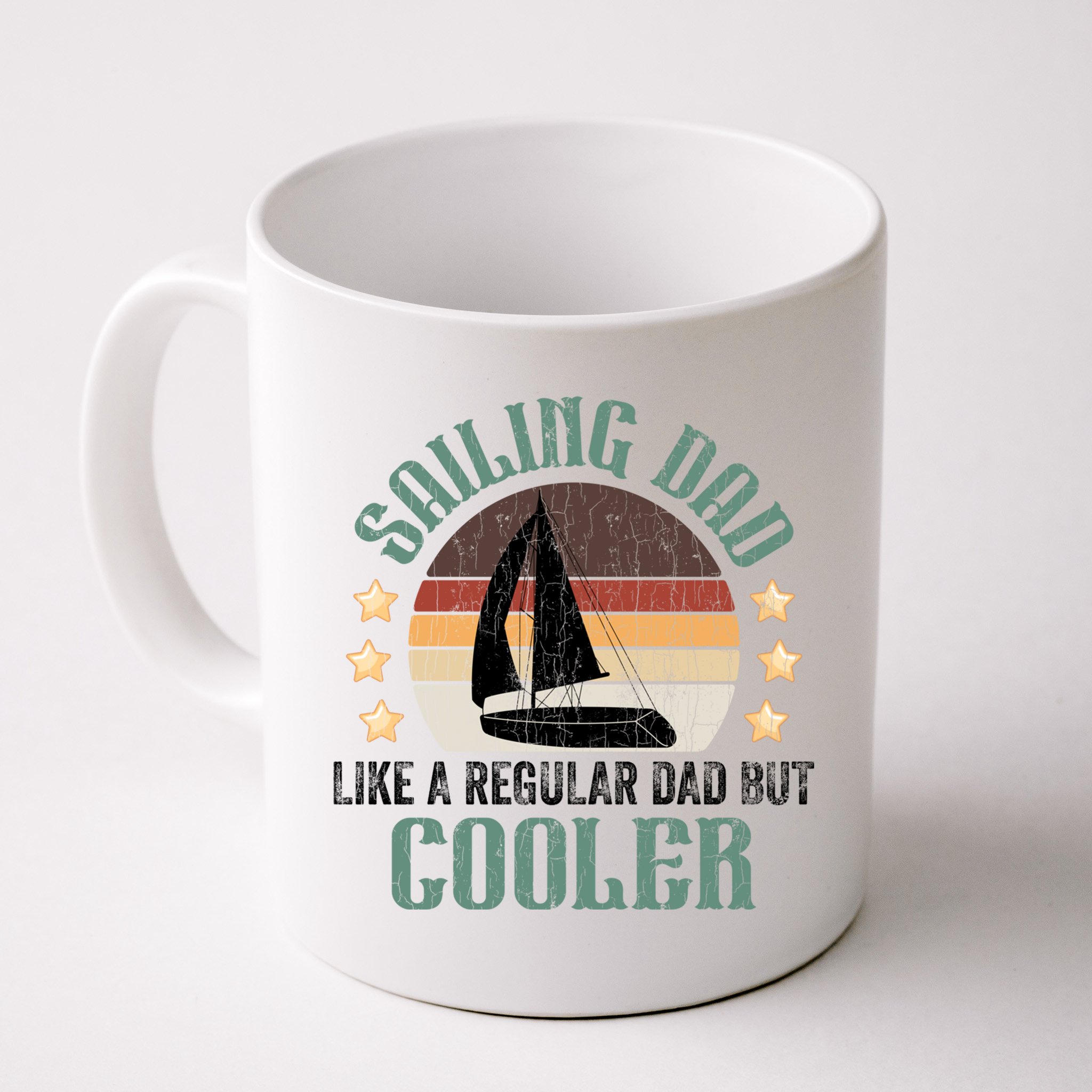 Sailing Dad Funny Sailor Sailboat Yacht Boat Graphic Great Gift Mug