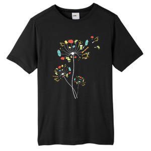 Sewing Dandelion Flowers Quilting Tall Fusion ChromaSoft Performance T-Shirt