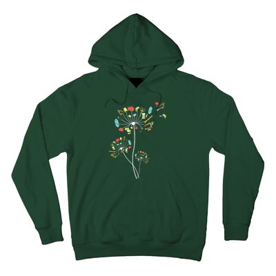 Sewing Dandelion Flowers Quilting Hoodie