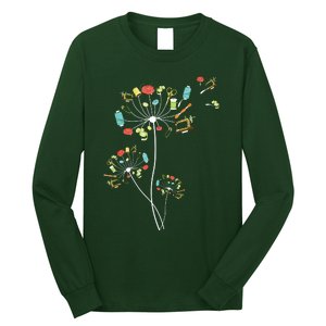 Sewing Dandelion Flowers Quilting Long Sleeve Shirt