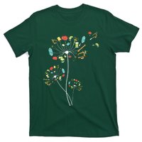 Sewing Dandelion Flowers Quilting T-Shirt