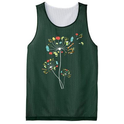 Sewing Dandelion Flowers Quilting Mesh Reversible Basketball Jersey Tank