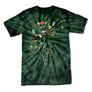 Sewing Dandelion Flowers Quilting Tie-Dye T-Shirt