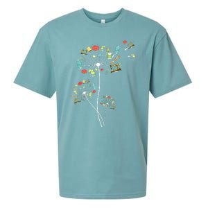 Sewing Dandelion Flowers Quilting Sueded Cloud Jersey T-Shirt