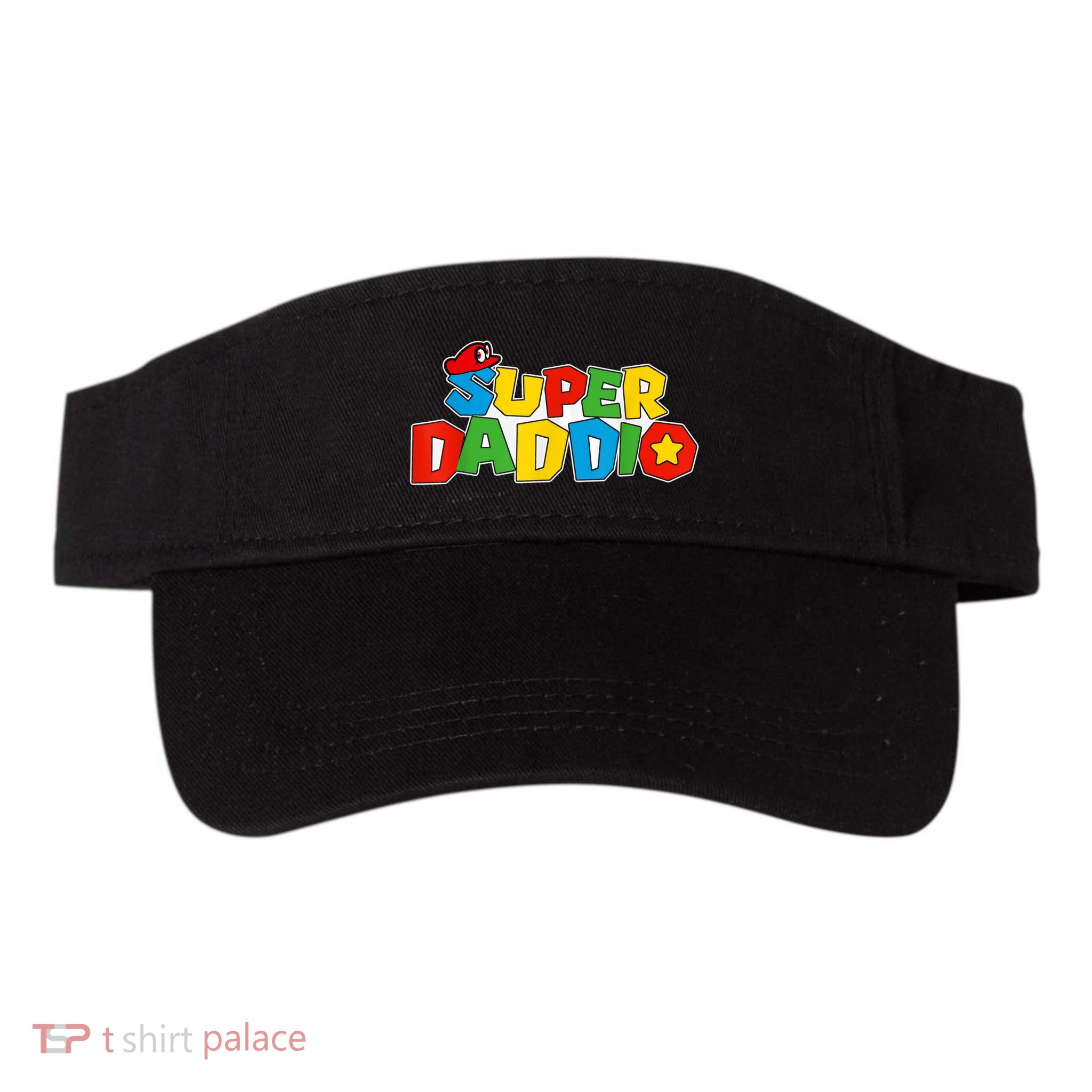 Super Daddio Funny Gamer Dad Fathers Day Video Game Lover Visor
