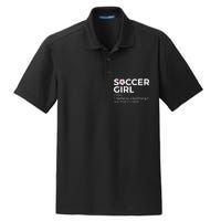 Soccer  Definition funny player soccer coach Dry Zone Grid Polo