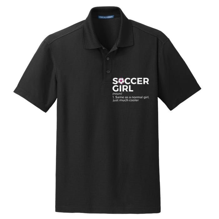 Soccer  Definition funny player soccer coach Dry Zone Grid Polo