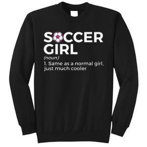 Soccer  Definition funny player soccer coach Tall Sweatshirt