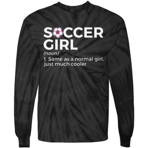 Soccer  Definition funny player soccer coach Tie-Dye Long Sleeve Shirt