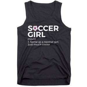 Soccer  Definition funny player soccer coach Tank Top