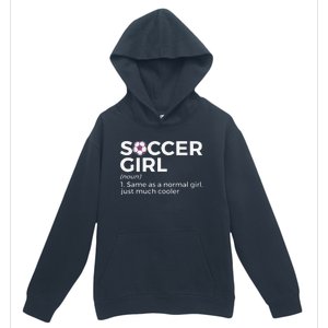 Soccer  Definition funny player soccer coach Urban Pullover Hoodie