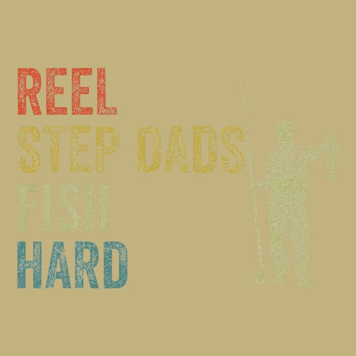 Step Dad Fishing Vintage Reel Stepdads Fish Hard .Png Polo