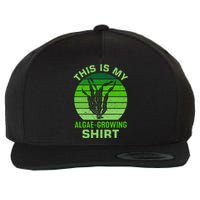 Seaweed Design For Algae Lovers Wool Snapback Cap