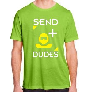 Send Dudes Funny Gamer Meme Adult ChromaSoft Performance T-Shirt