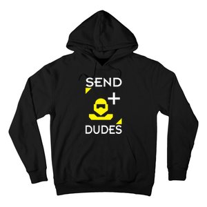 Send Dudes Funny Gamer Meme Hoodie