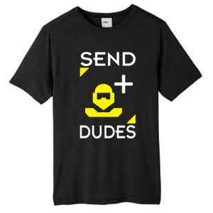 Send Dudes Funny Gamer Meme Tall Fusion ChromaSoft Performance T-Shirt