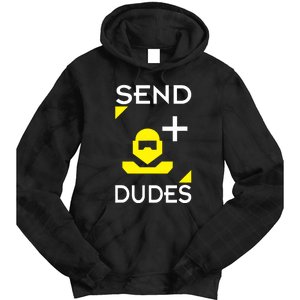 Send Dudes Funny Gamer Meme Tie Dye Hoodie