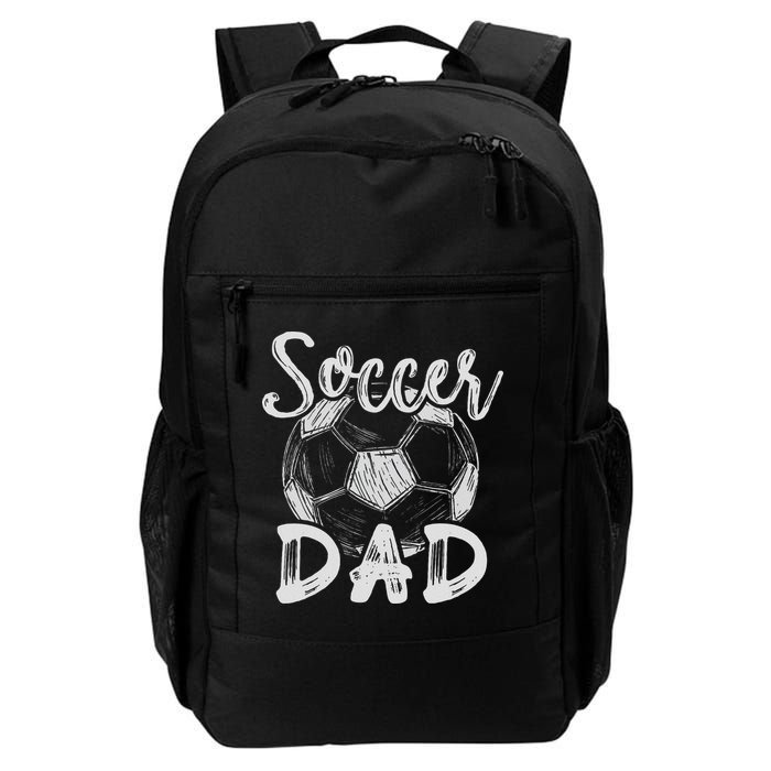 Soccer Dad For Family Matching Team Player Soccer Ball Backpack