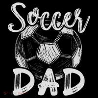 Soccer Dad For Family Matching Team Player Soccer Ball Hooded Wearable Blanket
