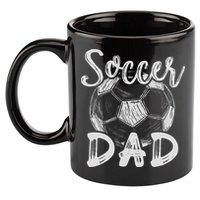 Soccer Dad For Family Matching Team Player Soccer Ball 11oz C Handle Ceramic Mug