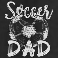 Soccer Dad For Family Matching Team Player Soccer Ball Large Microfiber Waffle Golf Towel