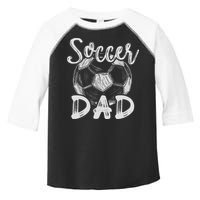 Soccer Dad For Family Matching Team Player Soccer Ball Toddler Fine Jersey T-Shirt