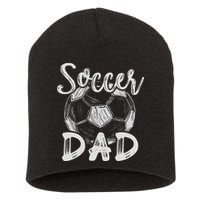 Soccer Dad For Family Matching Team Player Soccer Ball Short Acrylic Beanie