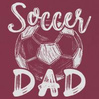 Soccer Dad For Family Matching Team Player Soccer Ball 16oz Travel Tumbler