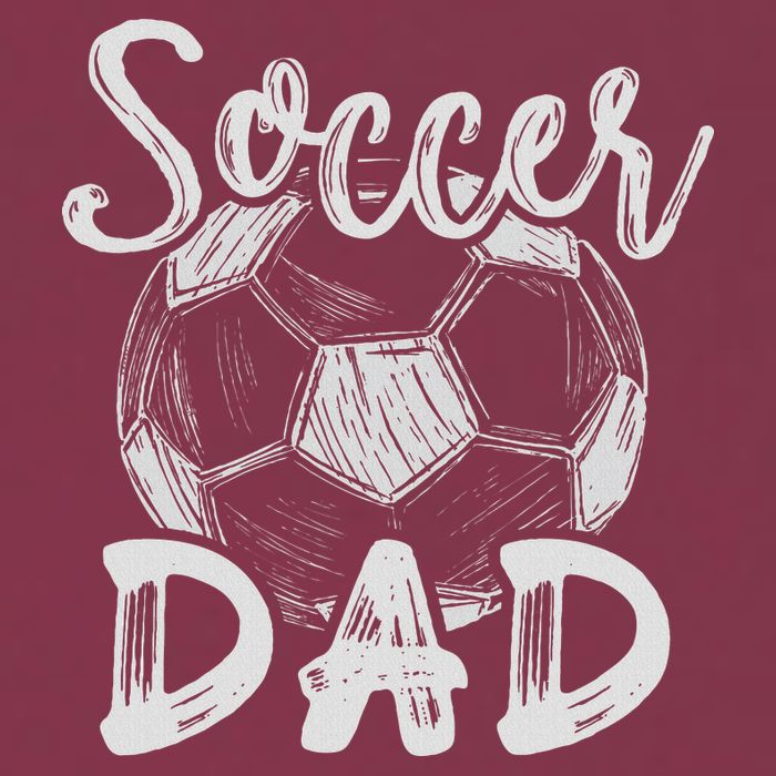 Soccer Dad For Family Matching Team Player Soccer Ball 16oz Travel Tumbler