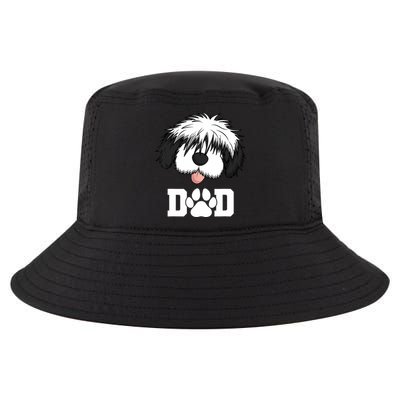 Sheepadoodle Dad Father Gift Idea for Father's Day Cool Comfort Performance Bucket Hat