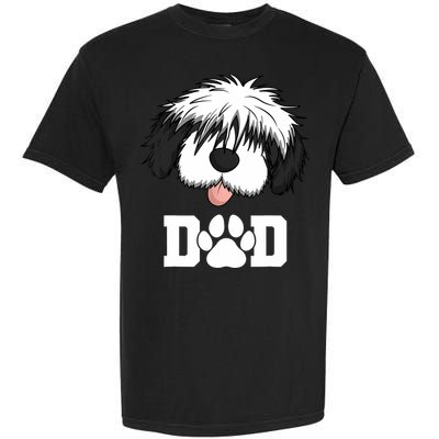 Sheepadoodle Dad Father Gift Idea for Father's Day Garment-Dyed Heavyweight T-Shirt