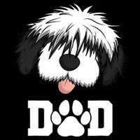 Sheepadoodle Dad Father Gift Idea for Father's Day Cooling Performance Crew T-Shirt