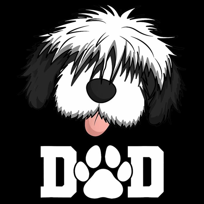 Sheepadoodle Dad Father Gift Idea for Father's Day Cooling Performance Crew T-Shirt