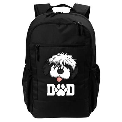 Sheepadoodle Dad Father Gift Idea for Father's Day Backpack