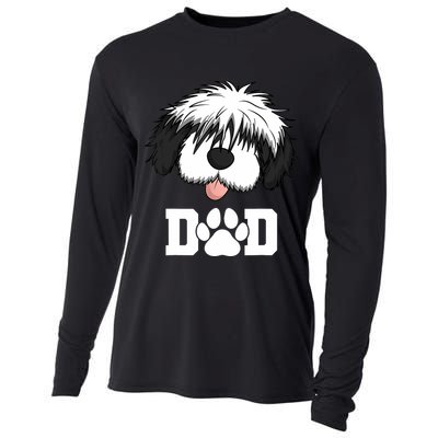 Sheepadoodle Dad Father Gift Idea for Father's Day Cooling Performance Long Sleeve Crew