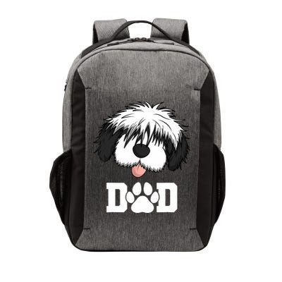 Sheepadoodle Dad Father Gift Idea for Father's Day Vector Backpack