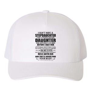 Step Dad Fathers Day Bonus Dad Gift From Wife Son Daughter Yupoong Adult 5-Panel Trucker Hat