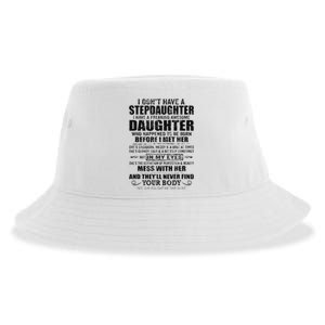 Step Dad Fathers Day Bonus Dad Gift From Wife Son Daughter Sustainable Bucket Hat