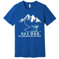 Ski Dad Funny Cute Winter Skiing Gift Premium T-Shirt