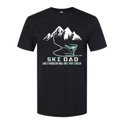 Ski Dad Funny Cute Winter Skiing Gift Softstyle® CVC T-Shirt