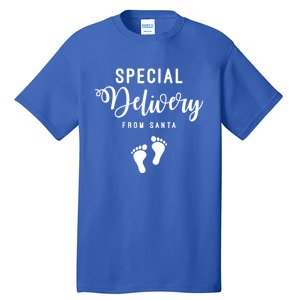 Special Delivery From Santa Pregnancy Announcet Gift Tall T-Shirt