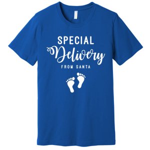 Special Delivery From Santa Pregnancy Announcet Gift Premium T-Shirt