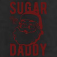 Sugar Daddy Funny Santa Christmas 7 Panel Mesh Trucker Snapback Hat