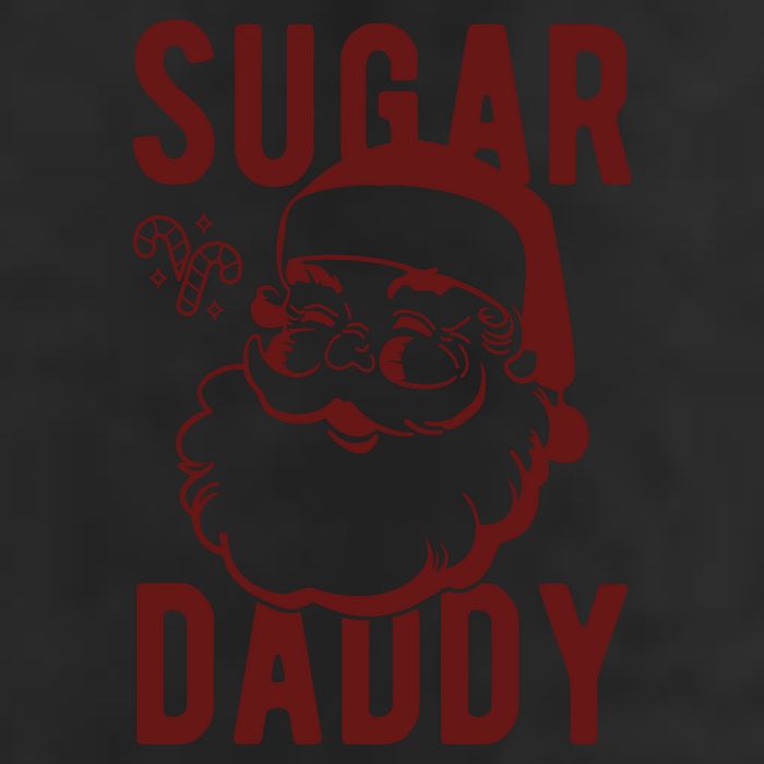Sugar Daddy Funny Santa Christmas 7 Panel Mesh Trucker Snapback Hat