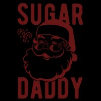 Sugar Daddy Funny Santa Christmas Zip Tote Bag