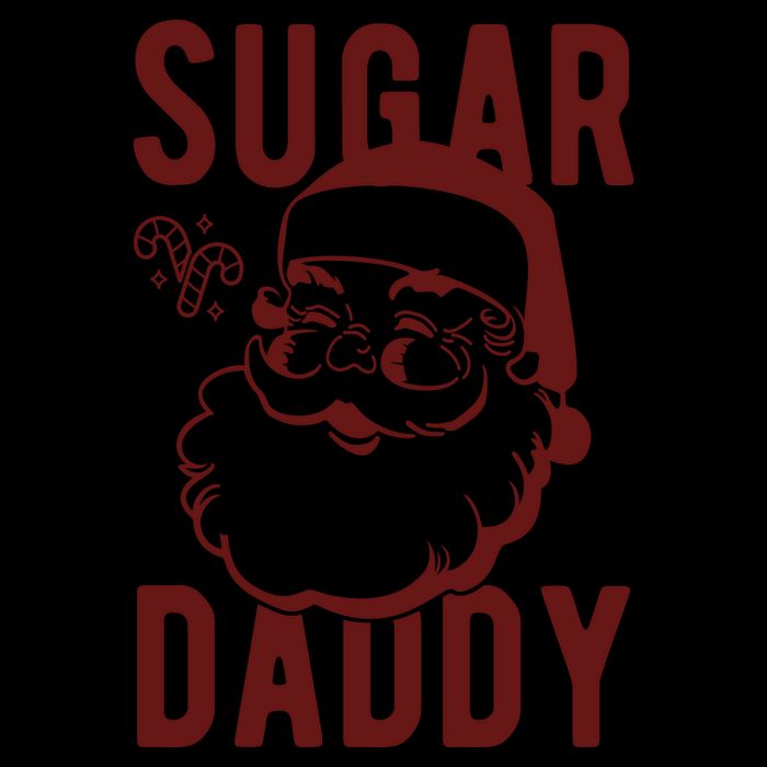 Sugar Daddy Funny Santa Christmas Zip Tote Bag