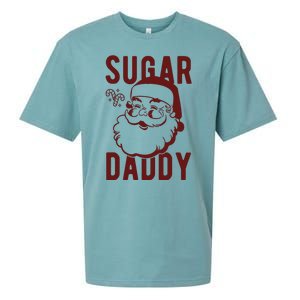 Sugar Daddy Funny Santa Christmas Sueded Cloud Jersey T-Shirt